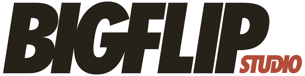 logo-big-flip-studio-noir-rouge Logo Bigflip Studio noir et rouge